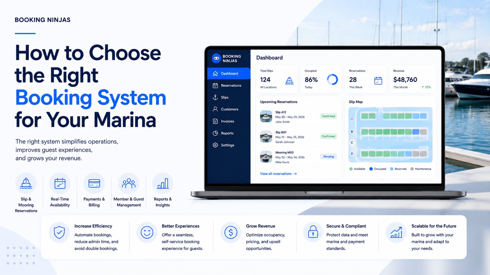 How to Choose the Right Booking System for Your Marina